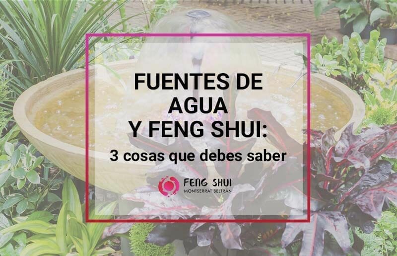 fuentes de agua fengshui
