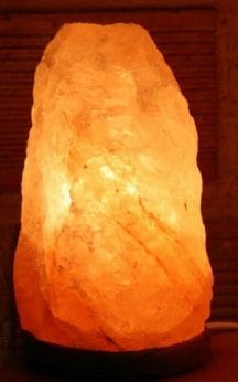 minerales lampara de sal